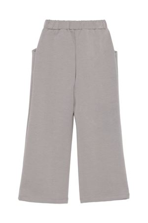 grey cotton trousers DOUUOD KIDS | DX6Q30Z2858321